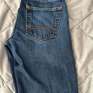 Hollister Dark Blue Denim Jeans with Contrast Stitching